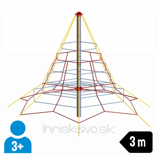Pyramída - výška 3 m