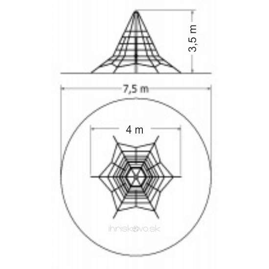 Pyramída – výška 3.5 m