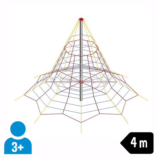 Pyramída – výška 4 m (8 zámkov)