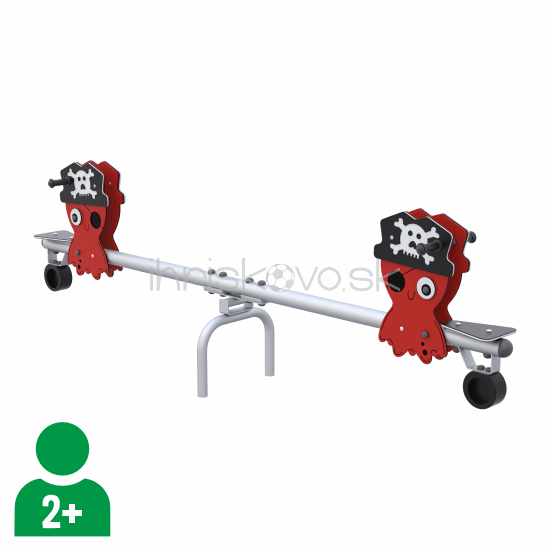 Pružinová váhadlová hojdačka PIRÁTI